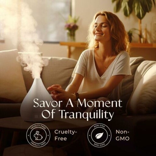 Image showing the easy-to-use bottle of Gya Labs Stress Relief Essential Oils